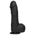 Doc Johnson The Perfect Cock - realistisk dildo (svart) - 19 cm