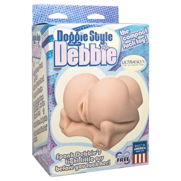 Doc Johnson Doggie Style Debbie - realistisk masturbator (hudfärgad)