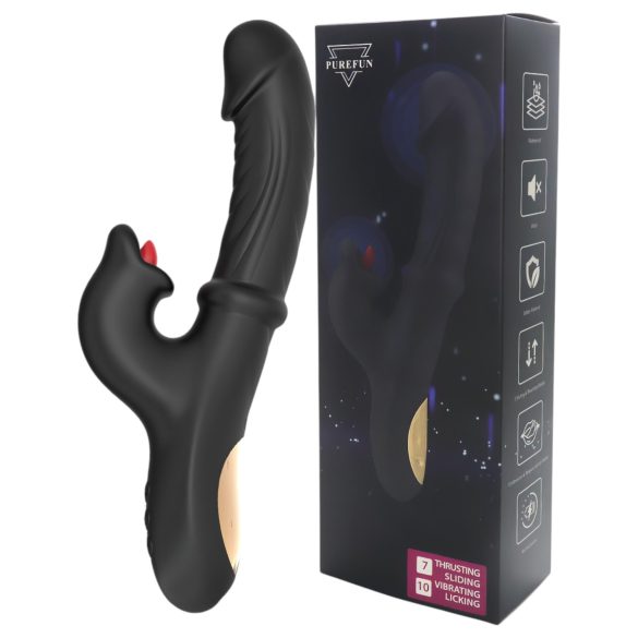 Wilson - vibrator med klitorisstimulering - svart