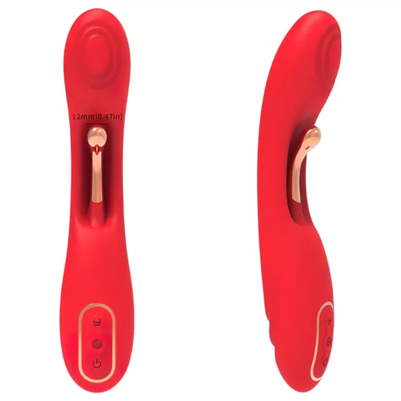 Bestoy - G-punktsvibrator med tunga - röd