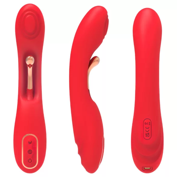Bestoy - G-punktsvibrator med tunga - röd