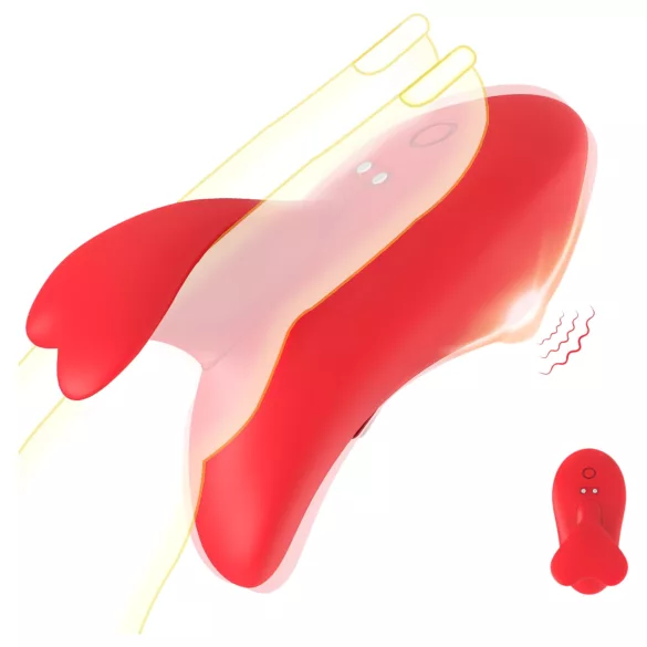 Bestoy - uppladdningsbar fingervibrator - röd