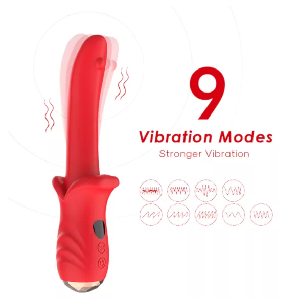 Bestoy - G-punktsvibrator - vattentät - röd