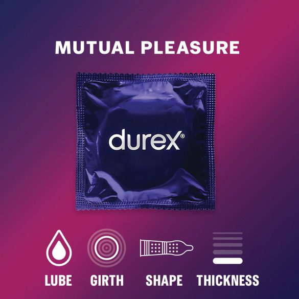Durex Mutual Pleasure - fördröjande kondom (3 st)