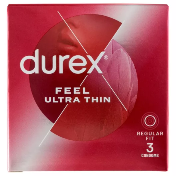 Durex - kondom - extra tunn och naturtrogen - 3 st