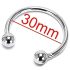 Rostfritt metall penissmycke - för orgasmkontroll (30mm)