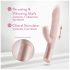 Blush Fraya - rabbitvibrator med stötfunktion - rosa