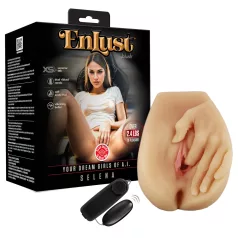   Enlust Selena - vibrerande konstgjord vagina med AI‑bilder (naturfärg)