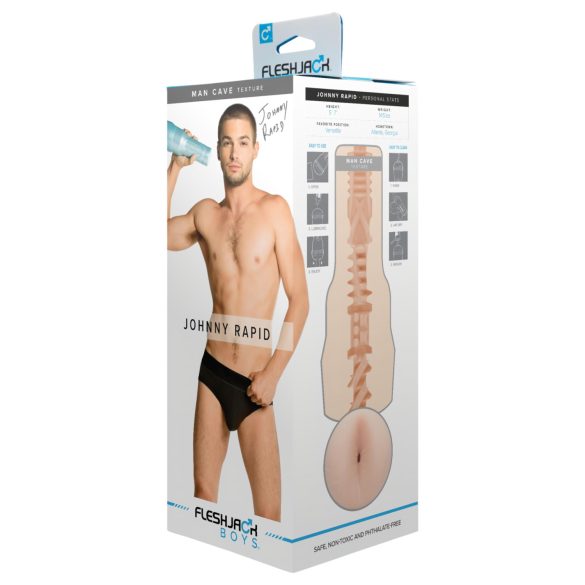 Fleshjack Johnny Rapid Man - naturtrogen analmasturbator (natur)