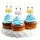 Glittaretti - bröstformade ljus set - 3 pack