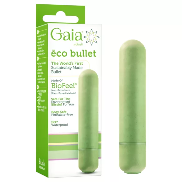 Gaia - vibratorstav - miljövänlig - grön - medium