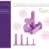 Blush Wellness - vaginalutvidgningsset - silikon - lila