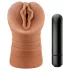 M For Men Sofia - masturbator med vibration - naturfärg