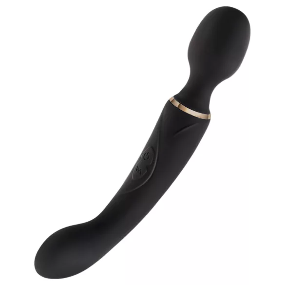 Blush Lush - 2‑i‑1 wand- och G-punktsvibrator (svart)
