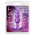 B Yours - analplugg med kulor - lila