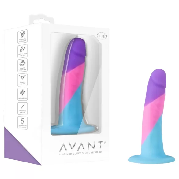 Avant Vision of Love - dildo med sugkopp - flerfärgad