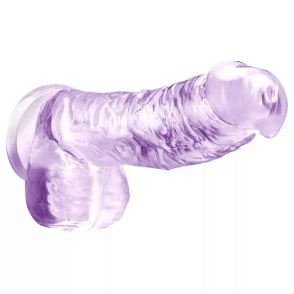 Blush Naturally Yours - kristalldildo (lila)