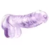 Blush Naturally Yours - kristalldildo (lila)