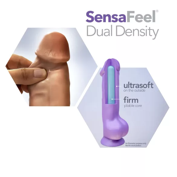 Blush Chub - realistisk dildo med sugkopp - 18 cm - hudfärgad