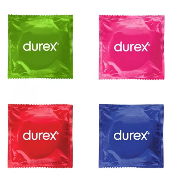 Durex Surprise Me - kondompaket - mixade varianter - 40 st