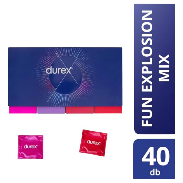 Durex Fun Explosion - kondomförpackning - 40 st