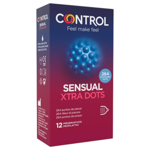 Control - extra prickig kondom (12 st)