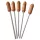 Diverty - penna med penis-topper (natur) - 5 st