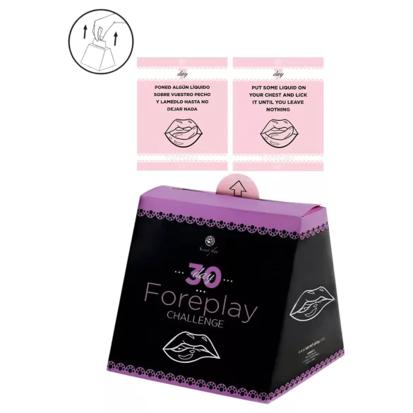 Secret Play 30 Day Foreplay Challenge - förspel‑utmaning kortspel (engelska, spanska)