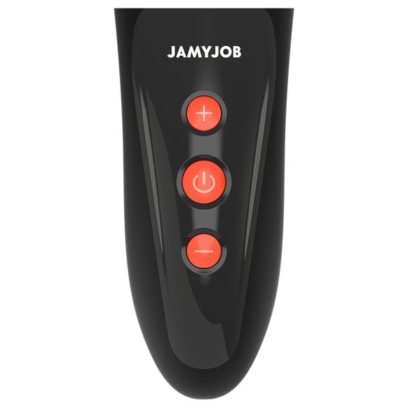 JamyJob - pulserande penishuvudvibrator - svart