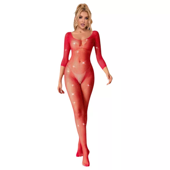 Subblime 952419 - strassprydd overall - röd - XS-M