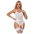 Subblime 954291 - kedje, transparent bodysuit set - vit (L-XL)