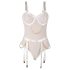 Subblime 954291 - kedje, transparent bodysuit set - vit (L-XL)