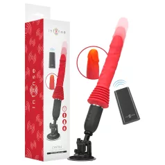 Intense Cynthia - dildo med sugkopp och vibrator - röd