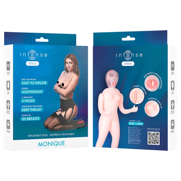 Intense Dolls Monique - uppblåsbar love doll - realistisk sexleksak