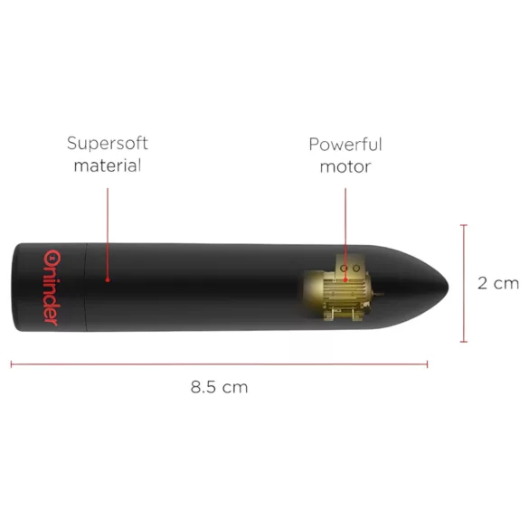 Oninder - App-styrd vibrator (svart)