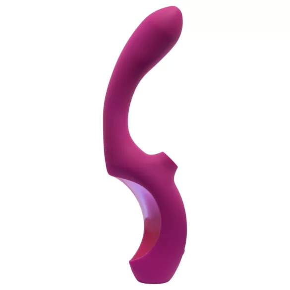 Platanomelón Momba - lufttrycksvibrator för klitoris och G-punkt - röd