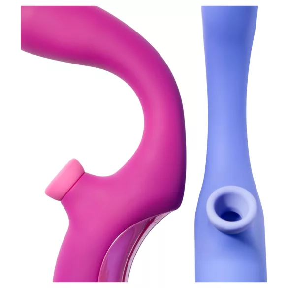 Platanomelón Momba - lufttrycksvibrator för klitoris och G-punkt - röd