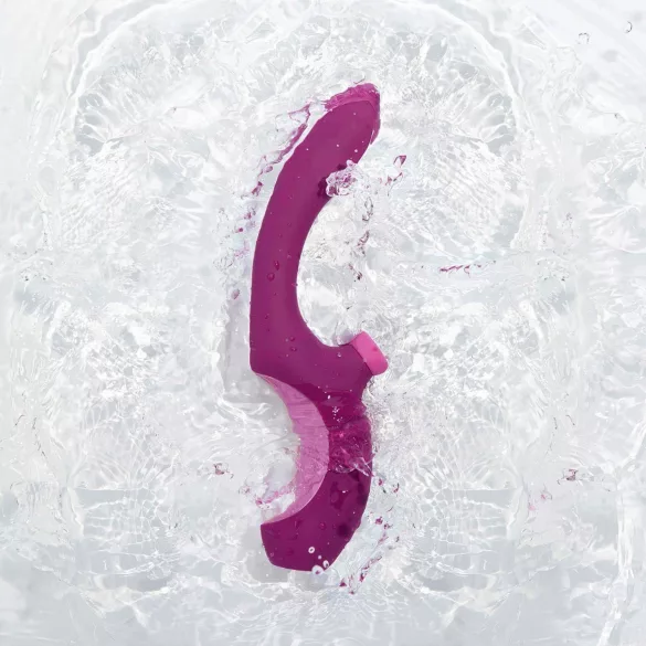 Platanomelón Momba - lufttrycksvibrator för klitoris och G-punkt - röd