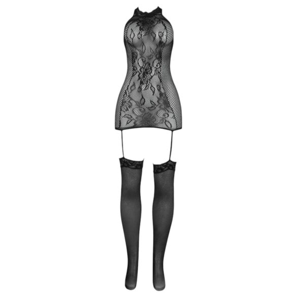 Adalet Nicole - spets nätset - svart - L/XL