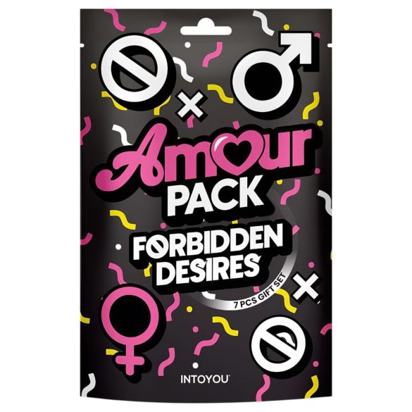 Amour Pack Forbidden Desires - nybörjarset med vibrator - 7 delar