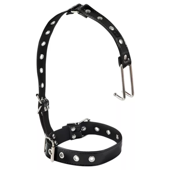Latetobed - halsband med näskrok - svart