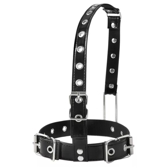 Latetobed - halsband med näskrok - svart