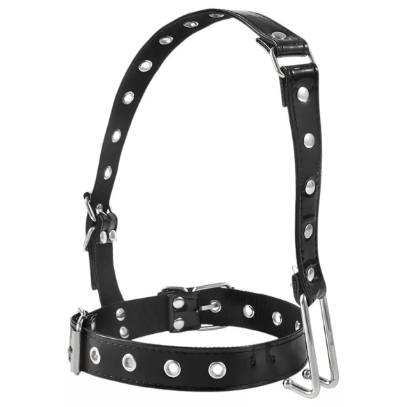 Latetobed - halsband med näskrok - svart