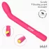Adalet Gently - G-punkts- och prostatavibrator - appstyrd silikon rosa