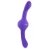 Evolved - dubbel vibrator med roterande funktion - uppladdningsbar lila