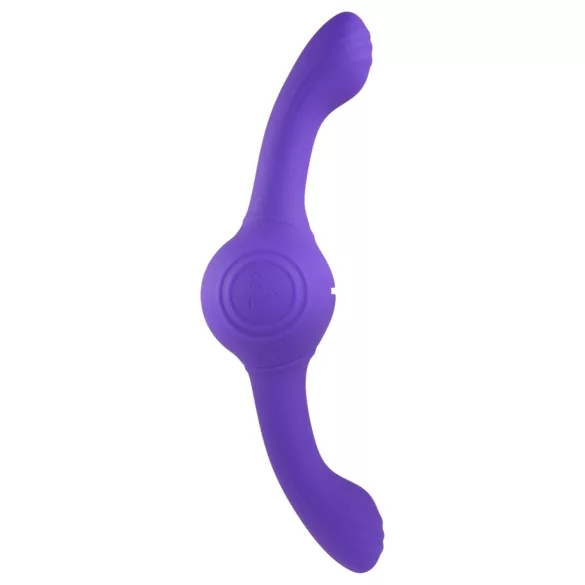 Evolved - dubbel vibrator med roterande funktion - uppladdningsbar lila