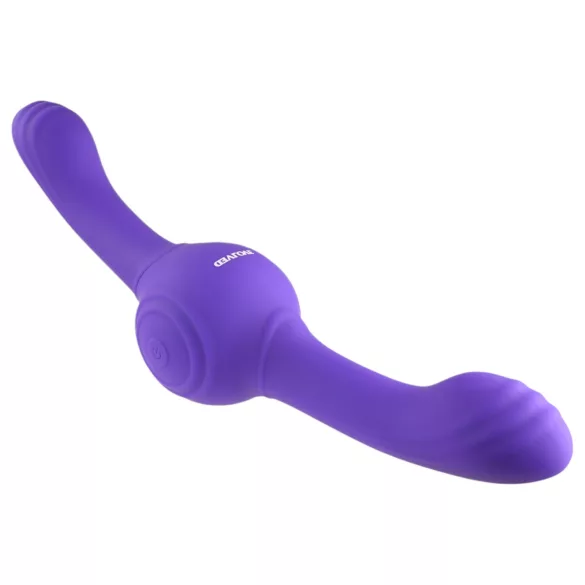 Evolved - dubbel vibrator med roterande funktion - uppladdningsbar lila