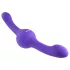 Evolved - dubbel vibrator med roterande funktion - uppladdningsbar lila