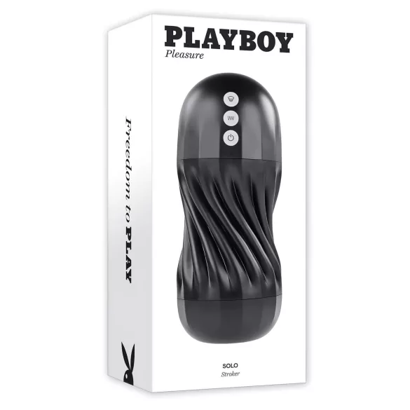 Playboy Solo Stroker - uppladdningsbar sugande svart masturbator
