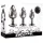 Evolved Black Gem - analpluggset metall svart sten silver